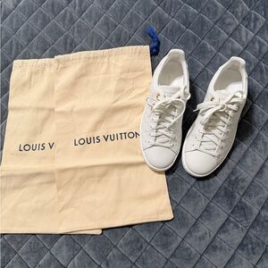 Louis Vuitton White Frontrow Sneakers